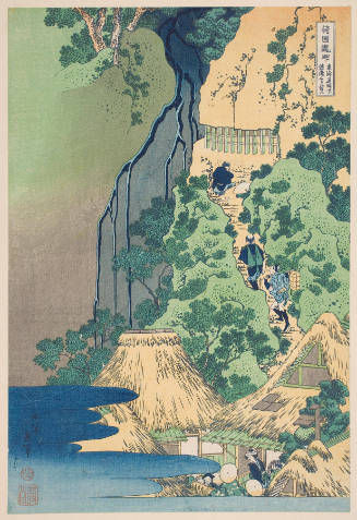 Kiyotaki Kannon Waterfall at Sakanoshita on the Tōkaidō (Tōkaidō Sakanoshita Kiyotaki kannon)