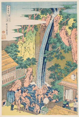 Rōben Waterfall at Ōyama in Sagami Province (Sōshū Ōyama Rōben no taki)
