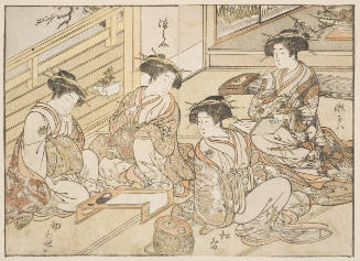 Four Young Women of  Matsuba-ya