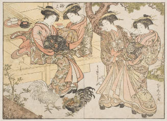 Four Young Women Of Ogi-Ya