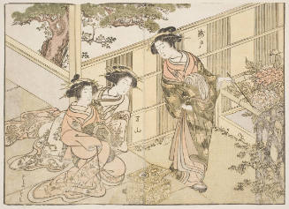Three Young Women Of Choji-Ya
