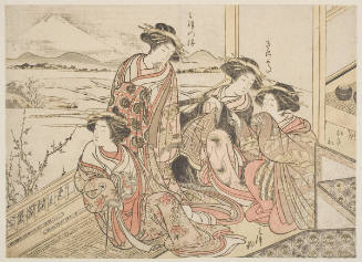Four Young Women Of O Aoi-Ya