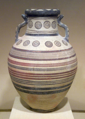 Storage Jar (Amphora) with Geometric Designs