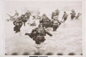 Americans Landing on Omaha Beach, Normandy, France, on D-Day