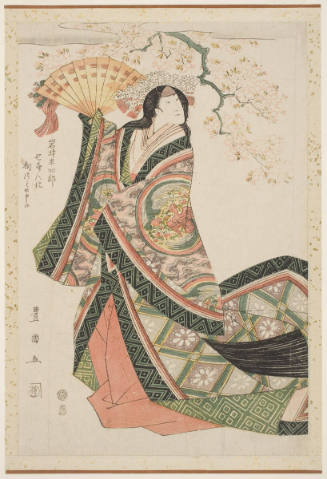 Actor Iwai Hanshirō V as a Court Lady