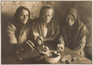 Three Russian Women Eating