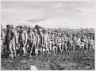 Army Chow Line (probably Italy), World War II