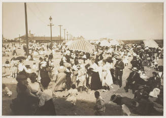 Untitled (Crowd of People on a Beach)