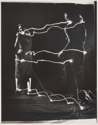 Paulette Goddard (illuminated motion study)