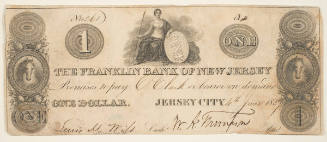 One Dollar Franklin Bank of NJ Proof