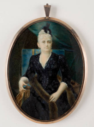 Portrait of a "Dowager" in black
