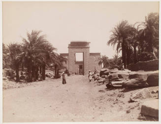 The Avenue of the Rams and Pylon of Ptolemy, Karnak