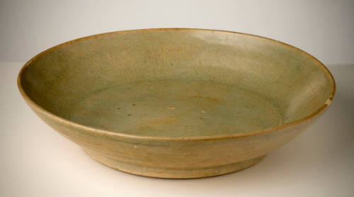 Plate with Thinly Potted Steep Walls