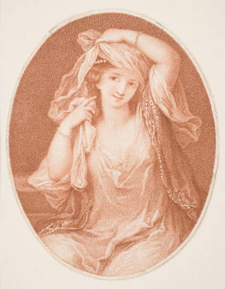 A Lady with a Veil Over her Head