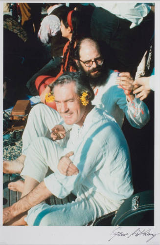 Timothy Leary and Allen Ginsberg at the Human Be-In, San Francisco
