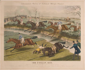 The Dublin, 1856: Leap the 9th Rail Bank and Artificial Ditch, 18 Feet