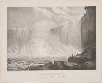 The Falls of Niagara, Canada or Horse Shoe Falls