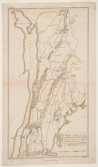 A Plan of the Country from Frogs Point to Croton River: Shewing the Positions of the American and British Armies from the 12th of October 1776 until the Engagement on the White Plains on the 28th