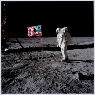 Neil Armstrong Plants the Flag on the Moon