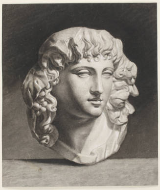 Head of Bachus: Study of Sculptural Fragment