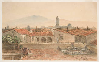 "Sur Le Toit" View from the Roof of My Quarters, Jalapa, Mexico, 1847
