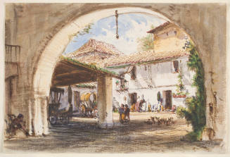 A View Through an Archway, Seville, April 17, 1884