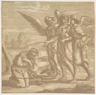 Three Angels appearing to Abraham