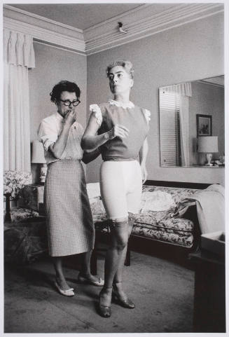 Joan Crawford in a Studio Fitting for the Film "The Best of Everything"
