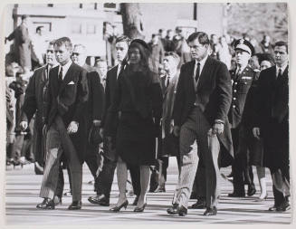 The Kennedys Walk in John F. Kennedy's Funeral