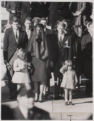 John F. Kennedy, Jr., Saluting his Father’s Casket
