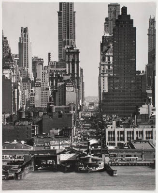 New York, 42nd Street seen from Weekawken, NJ