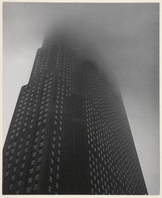 New York, RCA Building in a Rain Storm