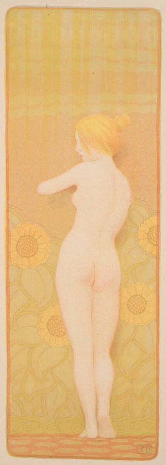 Female Figure and Tapestry