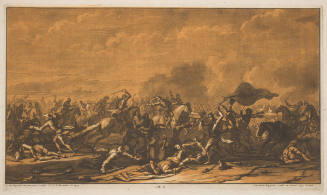 A Battle Scene, after Georg Philipp Rugendas l