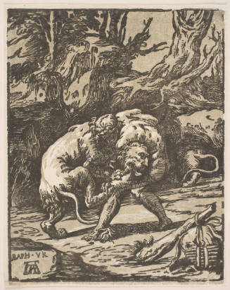 Hercules Strangling the Nemean Lion