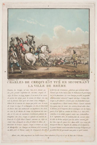 Charles de Crequi est tue en secourant la ville de Breme