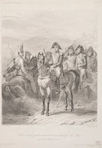 Revue de la Garde National au Champ de Mars, par le roi Charles X