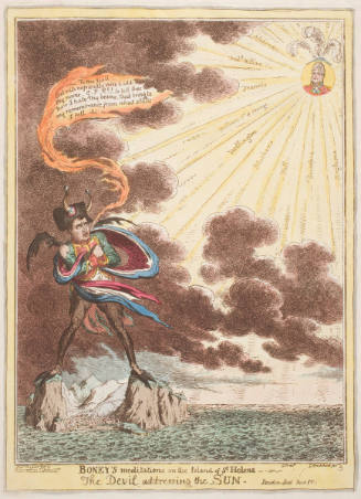 Boney's Meditations on the Island of St. Helena - or - The Devil Addressing the Sun, Paradise Lost, Book IV