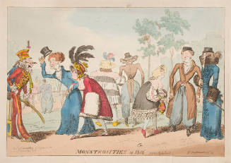 "Monstrosities" of 1816  scene, Hyde Park-