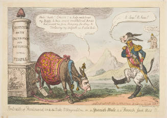Portraits of Ferdinand VII & the Duke D'Angouleme_ or _ a Spanish Mule & a French Jack Ass!!