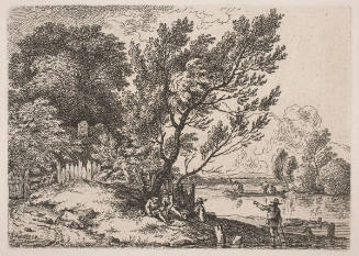Landscape with River and Boat
