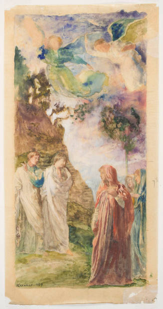 Three Marys: Study for the Southworth Window, Church of the Ascension, New York