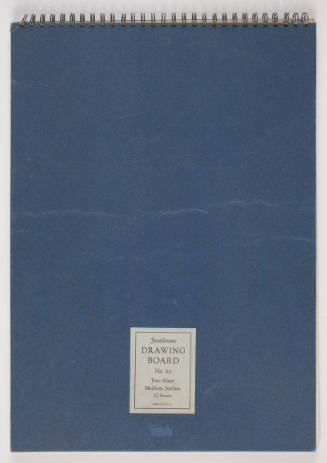 Sketchbook (blue cover, spiral, strathmore artist)
