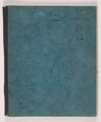 Sketchbook (blue cover)