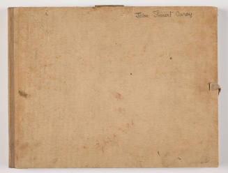 Sketchbook (tan, clothbound, Favor, Ruhl & Co.)