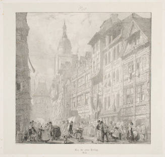 The Rue du Gros-Horloge in Rouen