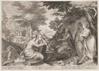 The Parable of the Wise and Foolish Virgins, plate 1