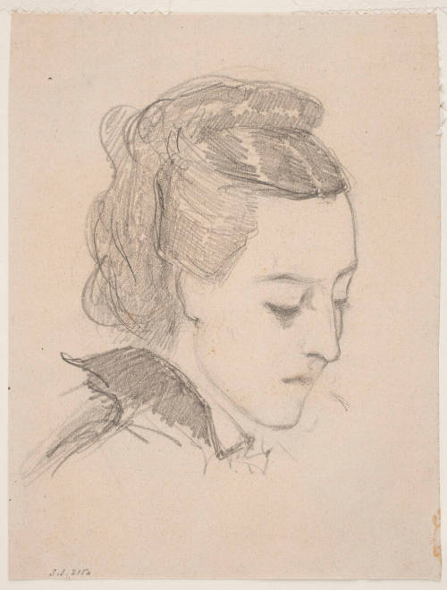 Portrait Sketch Of A Woman