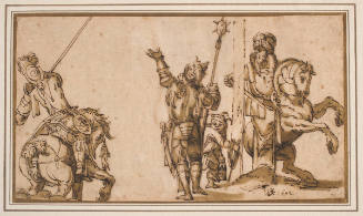Roman Soldiers at the Foot of the Cross