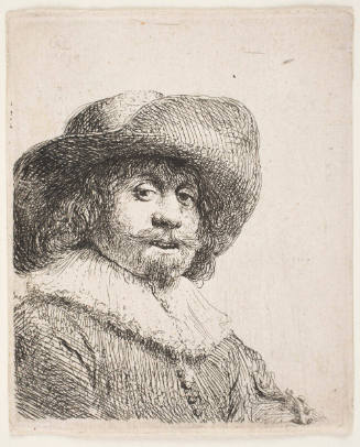 Man with a broad hat and a ruff